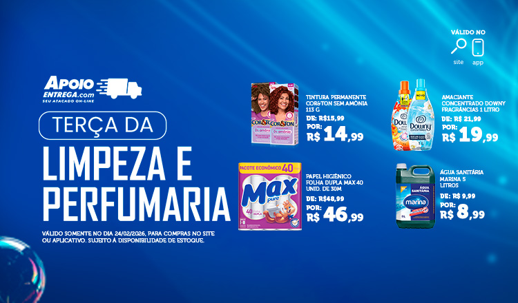 Terça da Perfumaria e Limpeza